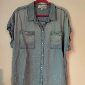 EUC ANTHROPOLOGIE CLOTH & STONE 1X BUTTON TOP